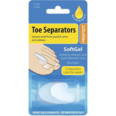 Buy Profoot Toe Silicone Separator 3 PC Online - Kulud Pharmacy