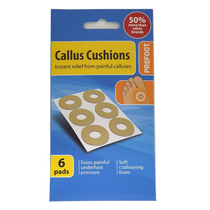 Profoot Callus Cushions Support 6 PC | Foot Care Profoot Callus Cushions Support 6 PC | Foot Care