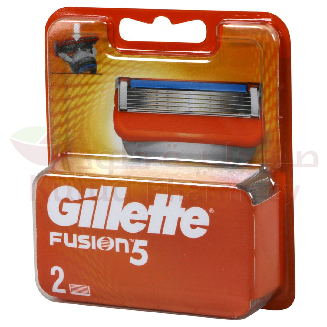 Gillette Fusion Razor 2 PC Kulud Pharmacy