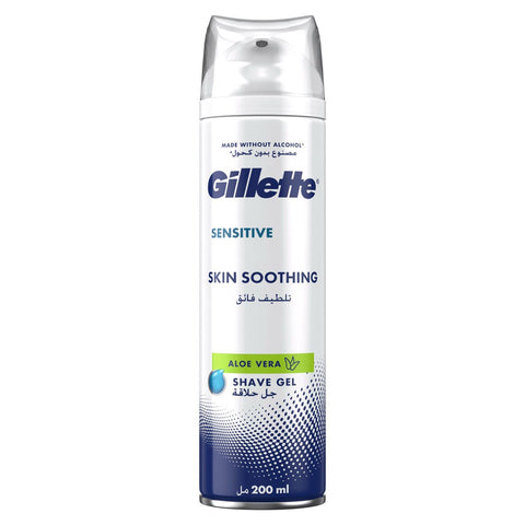 Buy Gillette Sens Soothing Shv. Gel 200Ml Foam 1 PC Online - Kulud Pharmacy