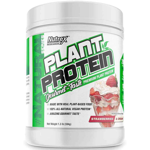 Nutrex Research Plant Protein Strawberries And Cream,1.3Lb