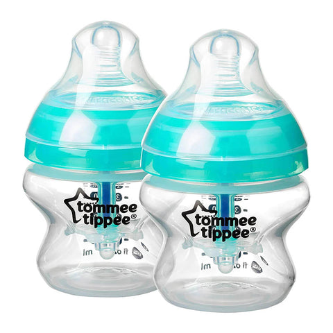 Tommee Tippee Advanced Anti-Colic Feeding Bottle, Slow Flow, 150Ml