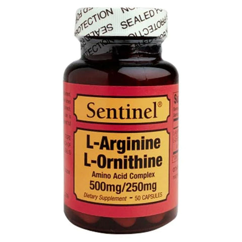 Buy Sentinel L Arginine Capsule 250Mg 50 CAP Online - Kulud Pharmacy