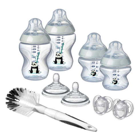 Tommee Tippee Closer To Nature Feeding Bottle Kit, Starter Set - Girl