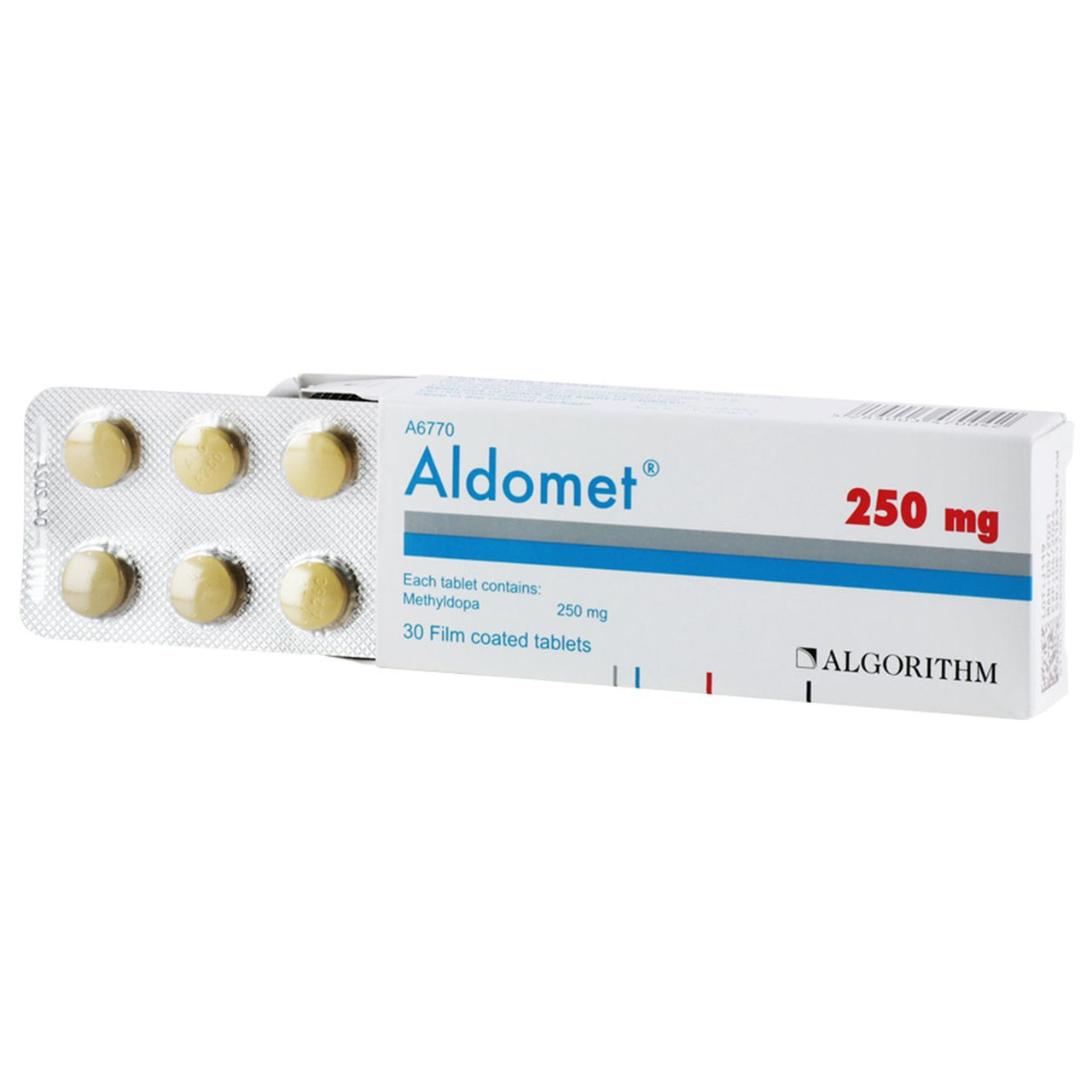 Aldmoet Aldomet Tablet 250 Mg 30 PC | Kulud Pharmacy