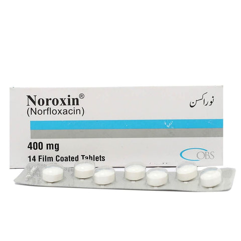 Buy Noroxin Tablet 400 Mg 14 PC Online - Kulud Pharmacy