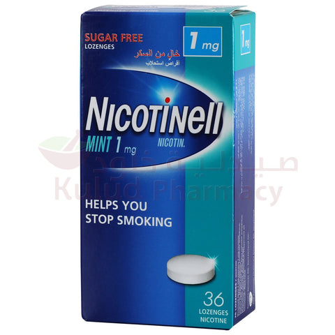 Buy Nicotinell Mint Lozenges 1 Mg 36 PC Online - Kulud Pharmacy