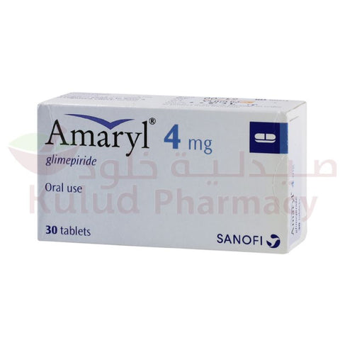 Buy Amaryl Tablet 4 Mg 30 PC Online - Kulud Pharmacy