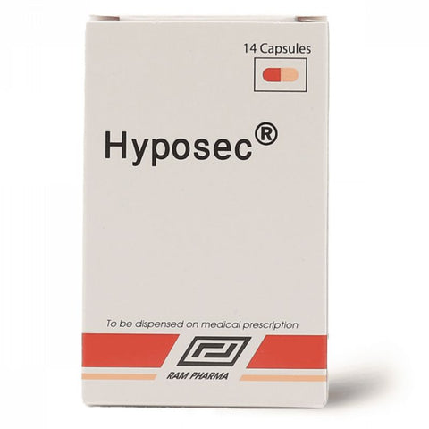 Buy Hyposec Gastro-Resistant Capsule 20 Mg 14 PC Online - Kulud Pharmacy