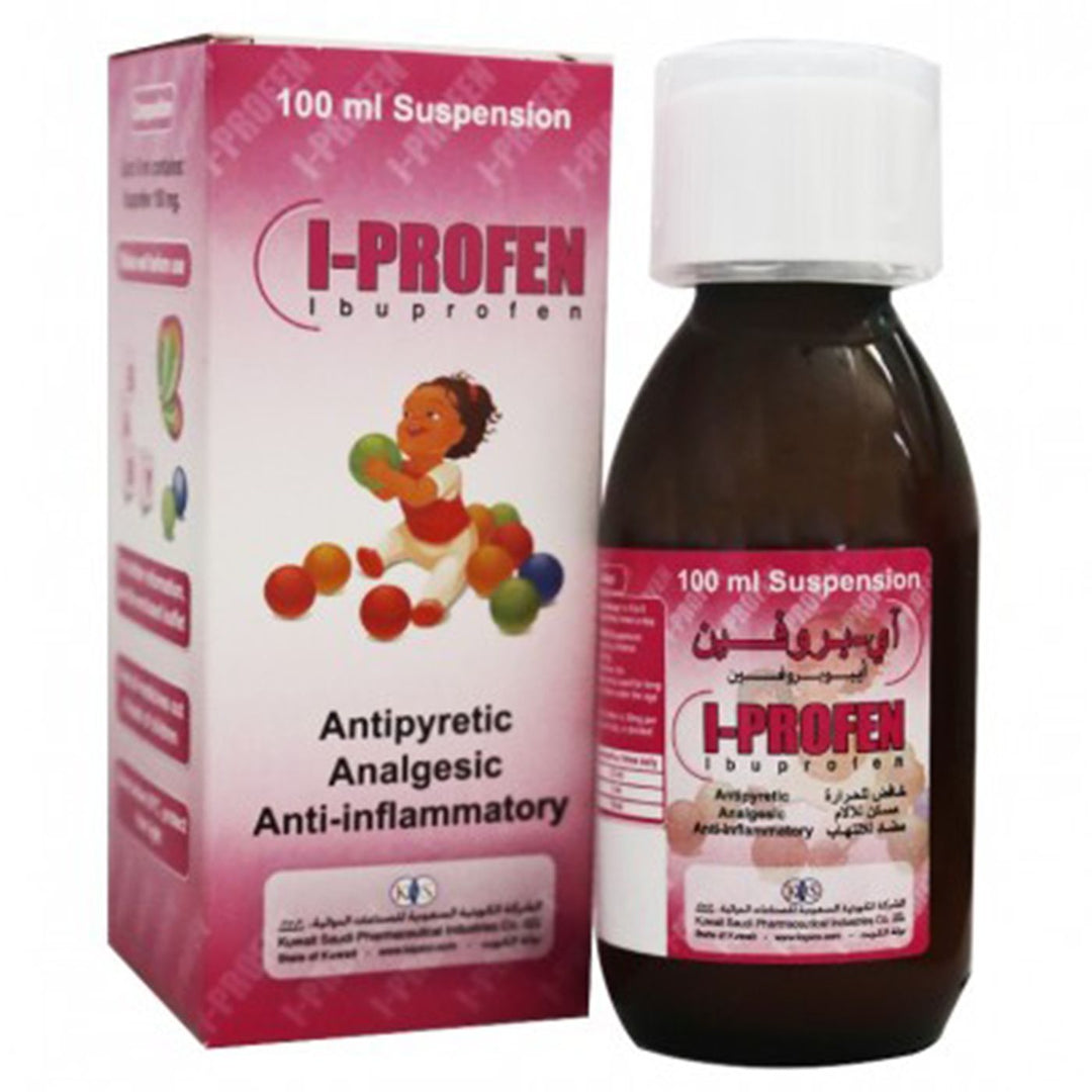 Buy I Profen Suspension 100 Mg 100 ML Online – Kulud Pharmacy