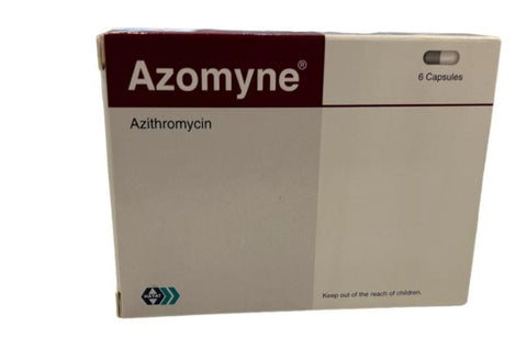 Buy Azomyne Hard Capsule 250 Mg 6 PC Online - Kulud Pharmacy