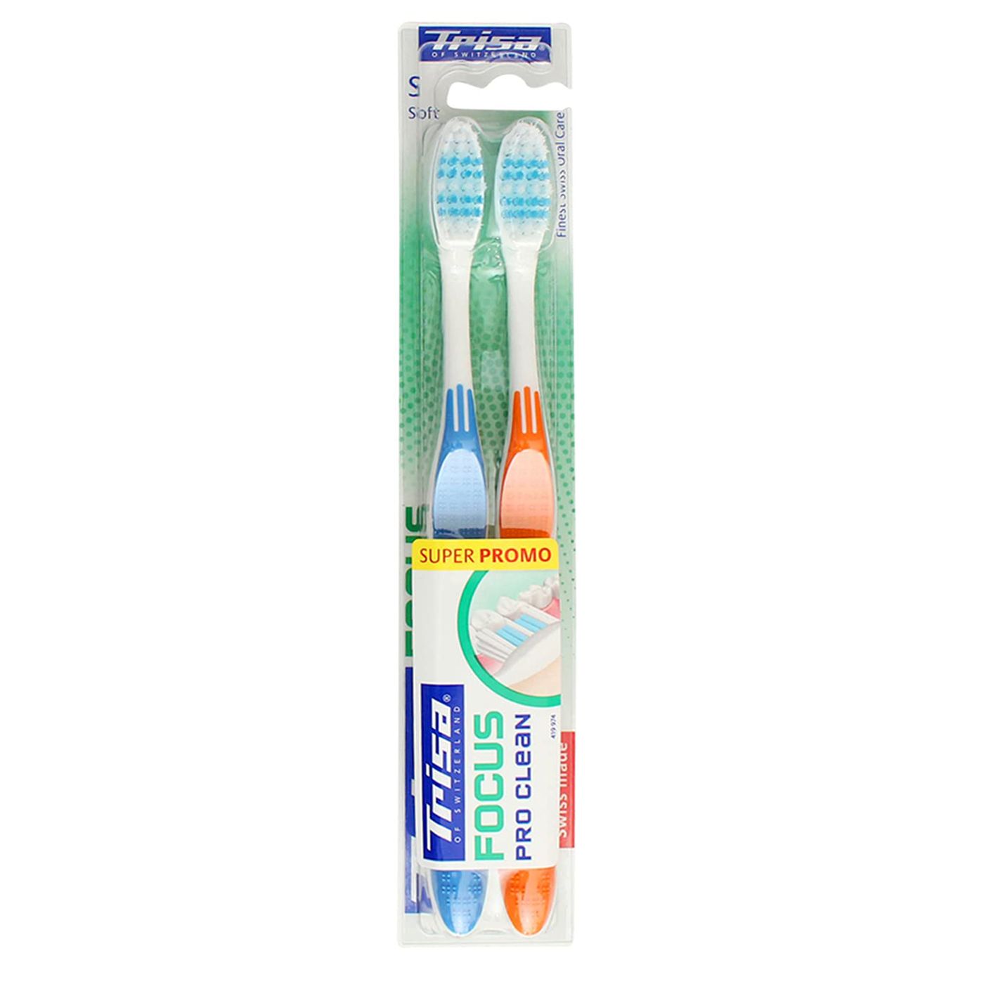 Trisa Pearl Soft Toothbrush 2 PC | Toothbrushes Trisa Pearl Soft Toothbrush 2 PC | Toothbrushes
