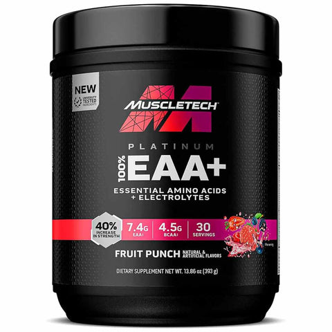 Muscletech Platinum 100% Eaa+ Fruit Punch, 30 Servings