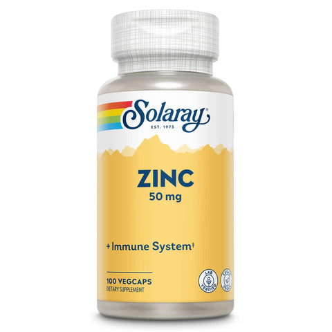 Buy SOLARAY ZINC 50 MG 100 VEG CAPSULES Online - Kulud Pharmacy
