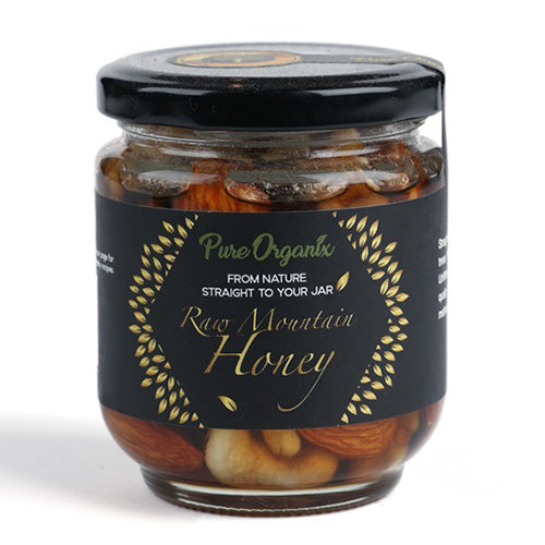 Pure Organix Raw Honey With Nuts 870G | Honey With Nuts