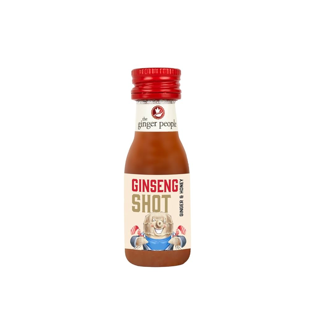 The Ginger People Ginseng Shot with Ginger and Honey 30ml | Organic Juice