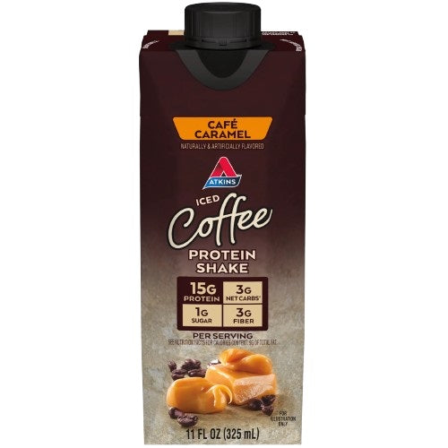 Atkins Cafe Caramel Shake 325Ml | RTD Atkins Cafe Caramel Shake 325Ml | RTD