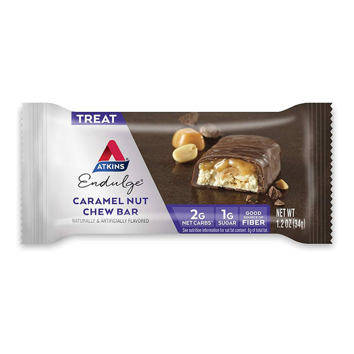 Atkins Endulge Caramel Nut Chew 34Gms | Bars Atkins Endulge Caramel Nut Chew 34Gms | Bars