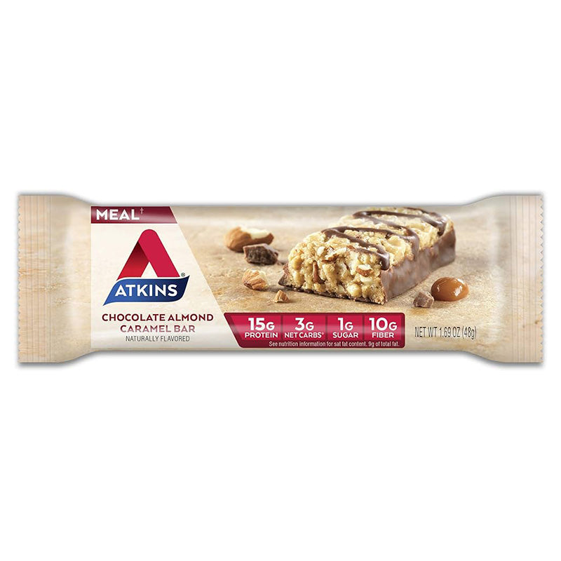 Atkins Choc Almond Caramel Bar 48Gm | Bars Atkins Choc Almond Caramel Bar 48Gm | Bars