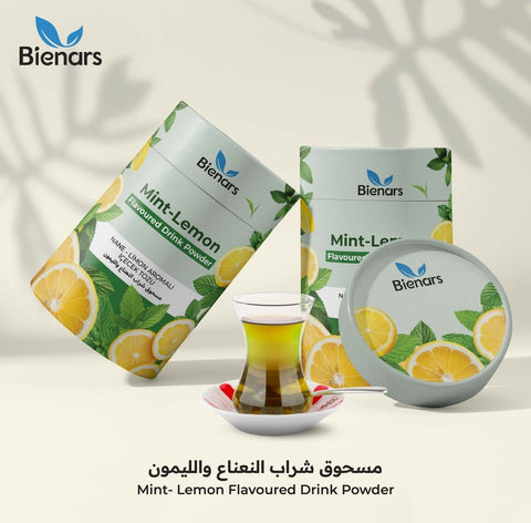 Bienars Mint And Lemon Flavoured Drink Powder - 250G