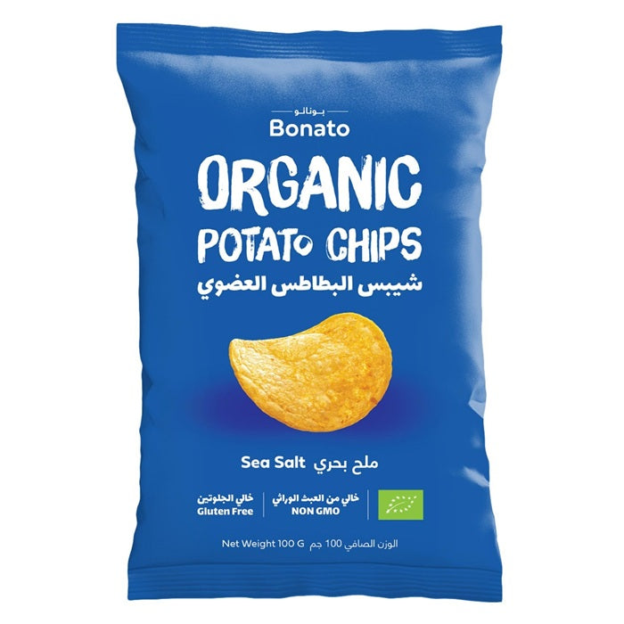 Bonato Organic Potato Chips - Sea Salt 100g | Chips