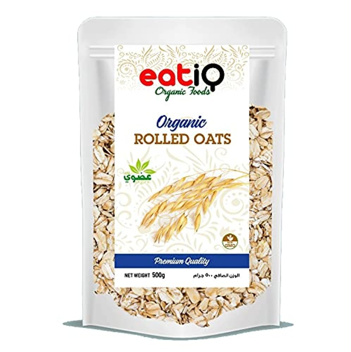 Eatiq Organic Rolled Oats 500Gm | Oats & Muesli