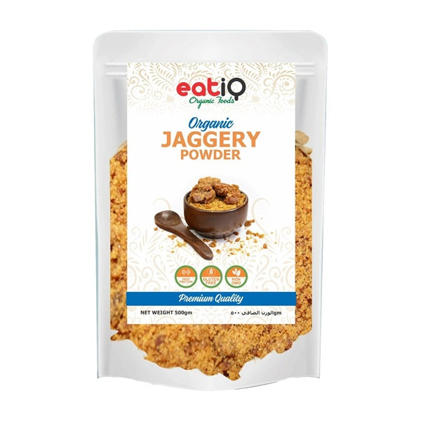 Eatiq Organic Foods - Organic Sugarcane Jaggery 500Gm | Syrups & Sweeteners