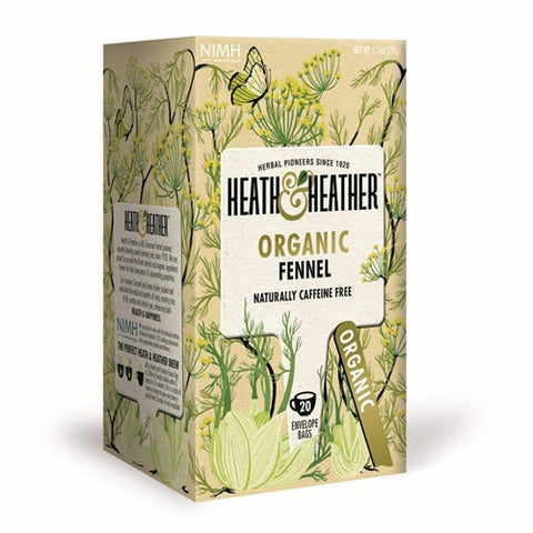 Heath & Heathier Organic Fennel 20's