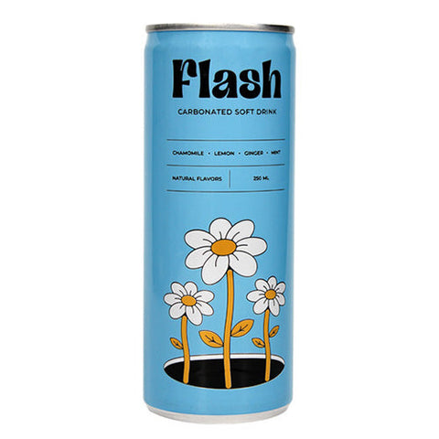 Flash Carbonated Blue Soft Drink 250Ml