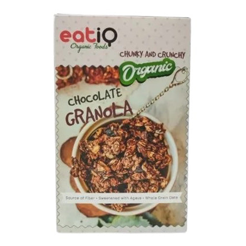 Eatiq Organic Foods -Organic Crunchy Granola Chocolate 320G | Breakfast Grains