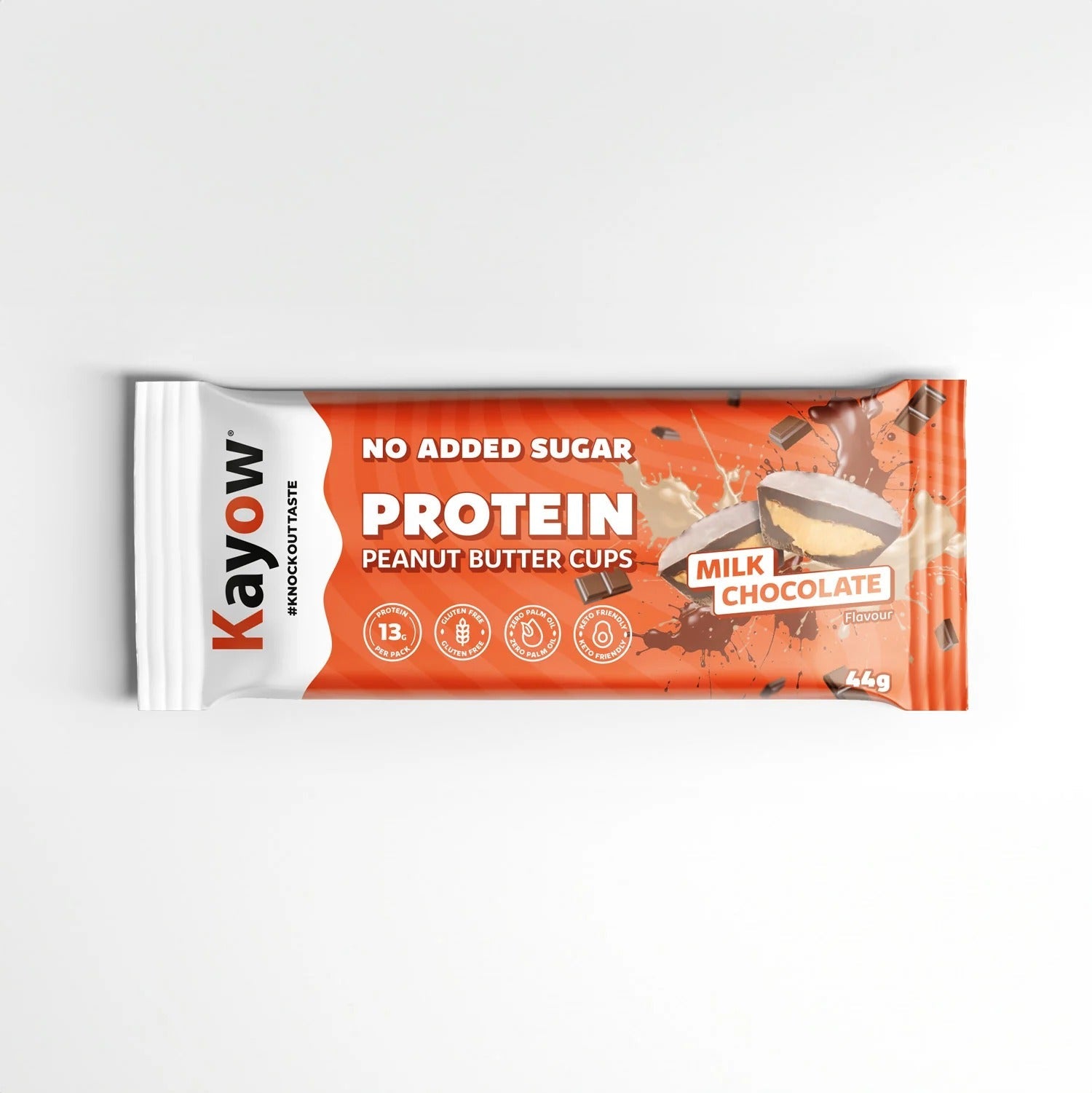 Kayow Nutrition Peanut Butter Cups Milk Chocolate 44g | Chocolates Kayow Nutrition Peanut Butter Cups Milk Chocolate 44g | Chocolates