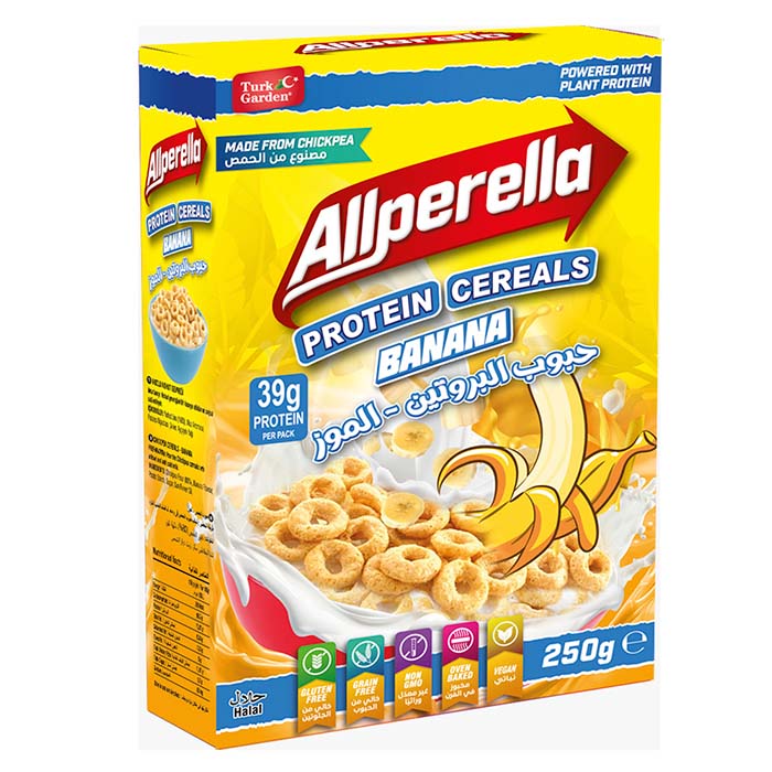 Turk Garden Allperella Protein Cereals Banana 250G | Cereals
