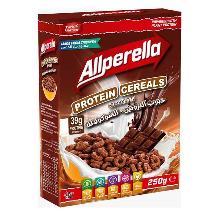 Turk Garden Allperella Protein Cereals Chocolate 250G | Cereals