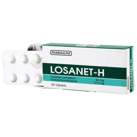 Buy Losanet-H Tablet 50/12.5 Mg 30 PC Online - Kulud Pharmacy