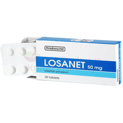 Buy Losanet Tablet 50 Mg 30 PC Online - Kulud Pharmacy