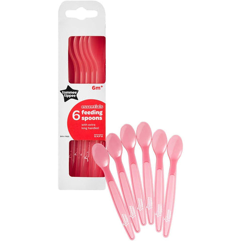 Tommee Tippee Essentials Basic Feeding Spoons X 6