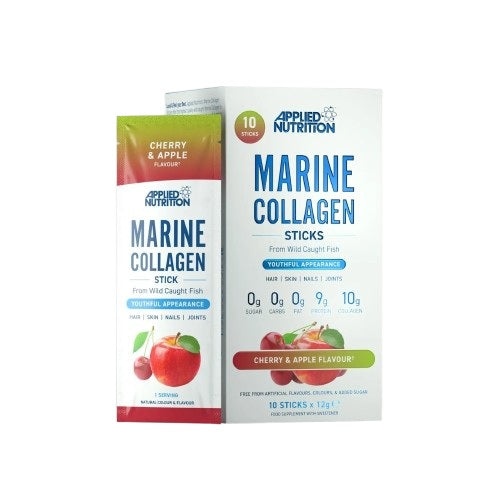 Applied Nutrition Marine Collagen 12 g Stick Pack Cherry Apple | Collagen Applied Nutrition Marine Collagen 12 g Stick Pack Cherry Apple | Collagen