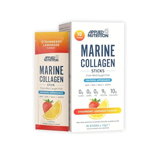 Applied Nutrition Marine Collagen 12 g Stick Pack Strawberry Lemonade | Collagen Applied Nutrition Marine Collagen 12 g Stick Pack Strawberry Lemonade | Collagen