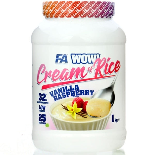 Fitness Authority Cream of Rice Vanilla Raspberry 1 kg | Carbohydrates Fitness Authority Cream of Rice Vanilla Raspberry 1 kg | Carbohydrates
