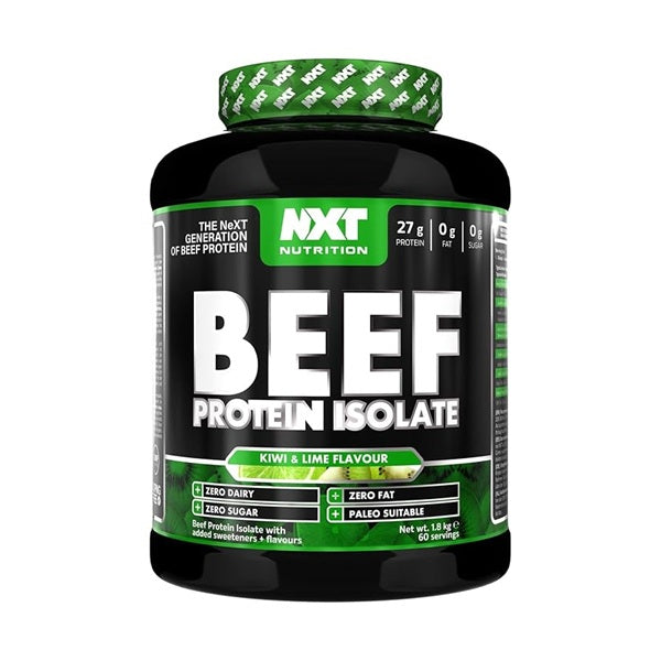 NXT Nutrition Beef Protein Isolate Kiwi & Lime Flavour 1.8 kg | Beef Protein NXT Nutrition Beef Protein Isolate Kiwi & Lime Flavour 1.8 kg | Beef Protein