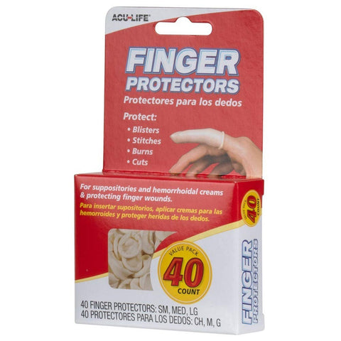 Buy Acu Life Rubber Latex Finger Protectetor 40 PC Online - Kulud Pharmacy