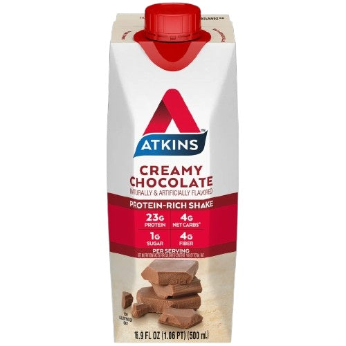 Atkins Creamy Chocolate Shake 500 ml | RTD Atkins Creamy Chocolate Shake 500 ml | RTD