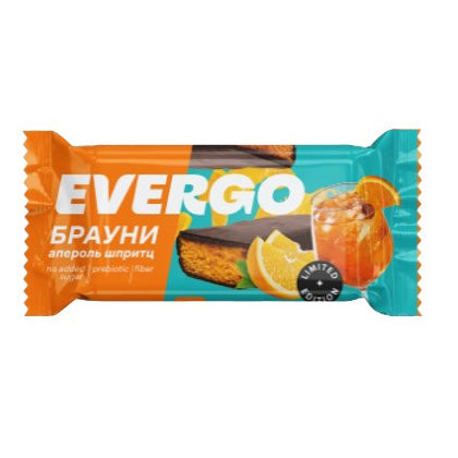Evergo Protein Brownie With Aperol Spritz Flavor 50G | Protein Brownies