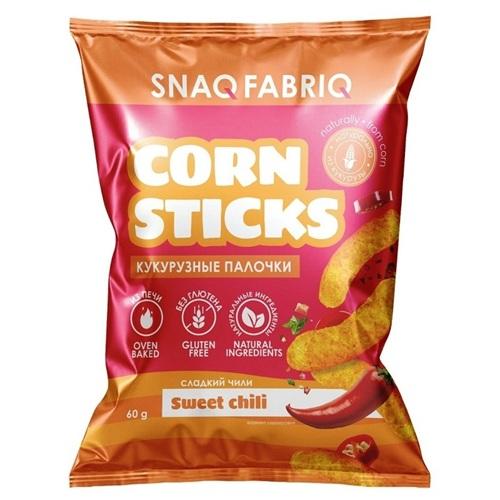 Snaq Fabriq Corn Sticks Sweet Chili 50G | Chips