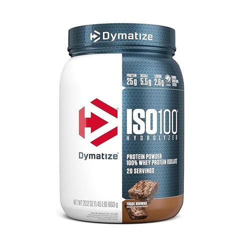 Dymatize ISO-100 Hydrolyzed Fudge Brownie 1.34LB