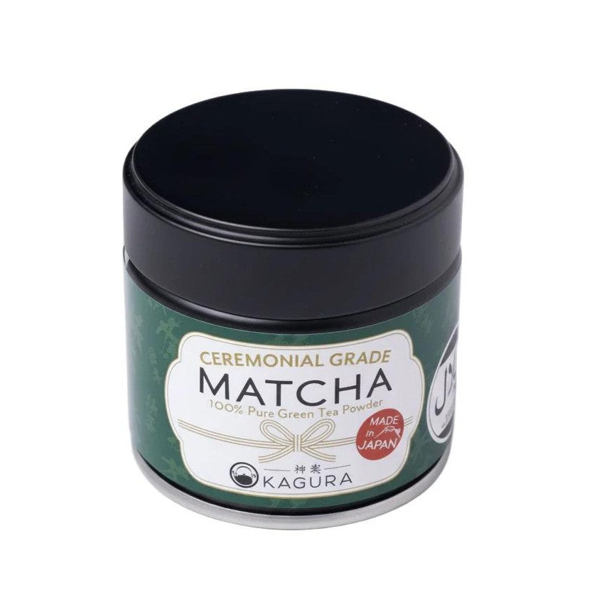 Kagura Ceremonial Grade Matcha Tea Silver Tin 30G | Matcha