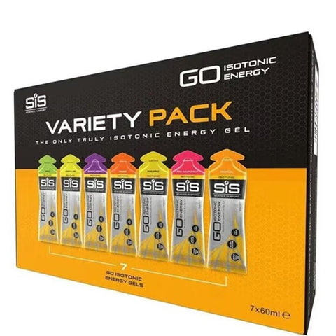 Sis Pack Go Isotonic Energy Gel Variety 7X60Ml