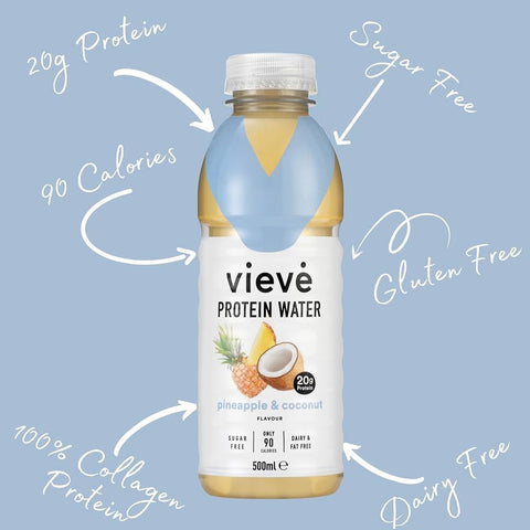 Vieve Protein Water Pineapple & Coconut 500Ml