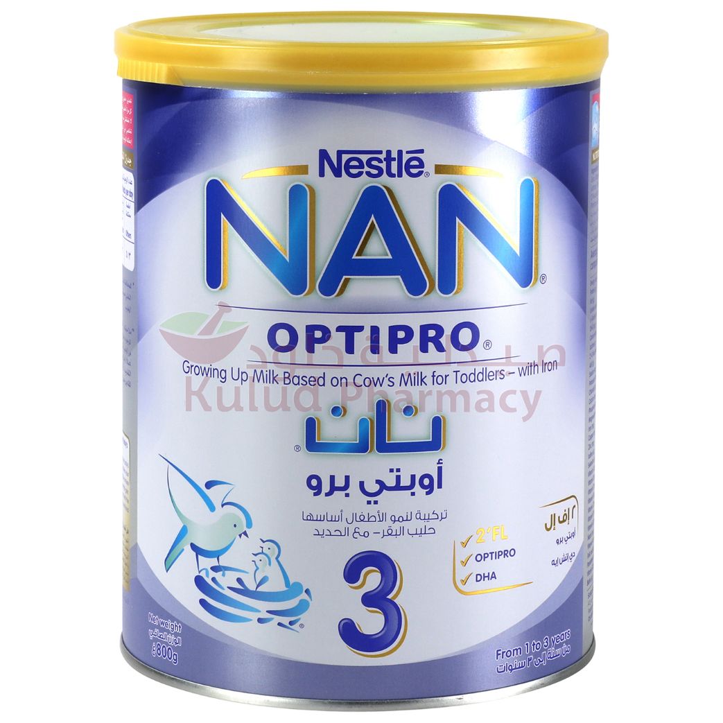 حليب نان اوبتي برو رقم 3 - 800 غرام – Kulud Pharmacy