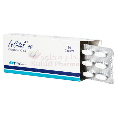 Buy Lecital Caplet 40Mg 30 PC Online - Kulud Pharmacy